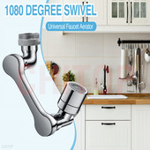 1080° rotirajuća slavina Perlator protiv prskanja Kupaonska slavina Filter za uštedu vode Mjehurić Raspršivač Adapter produžetka mlaznice za sudoper