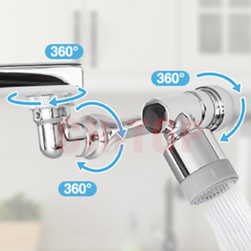 1080° rotirajuća slavina Perlator protiv prskanja Kupaonska slavina Filter za uštedu vode Mjehurić Raspršivač Adapter produžetka mlaznice za sudoper