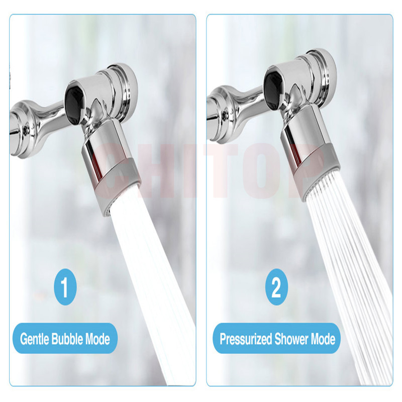 1080° rotirajuća slavina Perlator protiv prskanja Kupaonska slavina Filter za uštedu vode Mjehurić Raspršivač Adapter produžetka mlaznice za sudoper