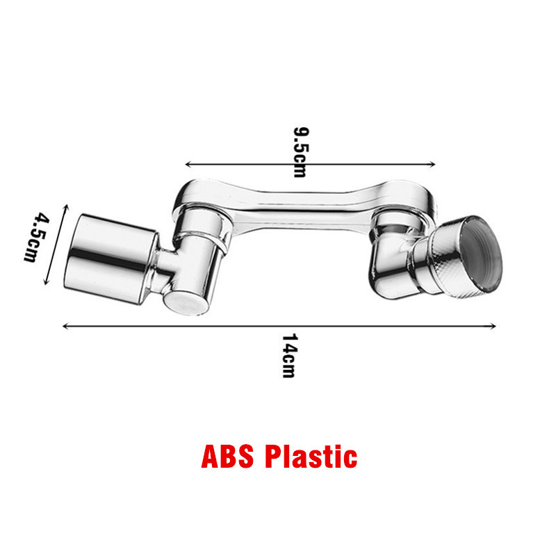 1080° rotirajuća slavina Perlator protiv prskanja Kupaonska slavina Filter za uštedu vode Mjehurić Raspršivač Adapter produžetka mlaznice za sudoper