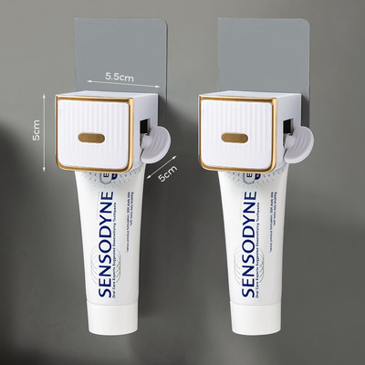 Novi automatski dozator paste za zube Zidna vješalica Lazy Squeezer Rolling Držač četkice za zube za čišćenje lica Kupaonski pribor