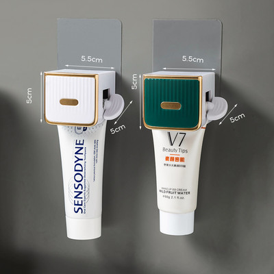 Novi automatski dozator paste za zube Zidna vješalica Lazy Squeezer Rolling Držač četkice za zube za čišćenje lica Kupaonski pribor