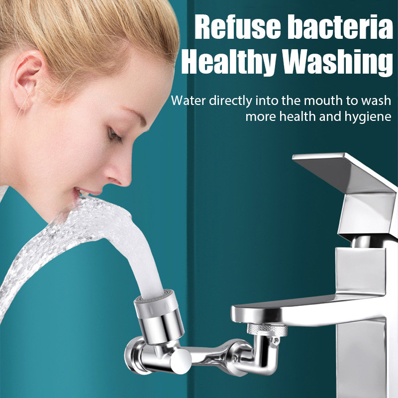 Novi 1080°/720° rotirajući višenamjenski nastavak za slavinu Univerzalna glava za raspršivanje slavine Kupaonska kuhinjska slavina Produžni adapter Perlator