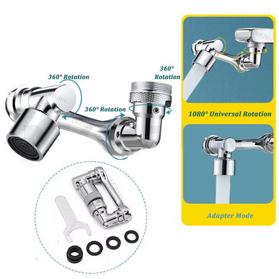 Bakrena slavina s rotacijom od 1080°, perlator, kupaonski umivaonik, slavina, filter za prskanje za kuhinjsku slavinu, mlaznica s mjehurićima za uštedu vode