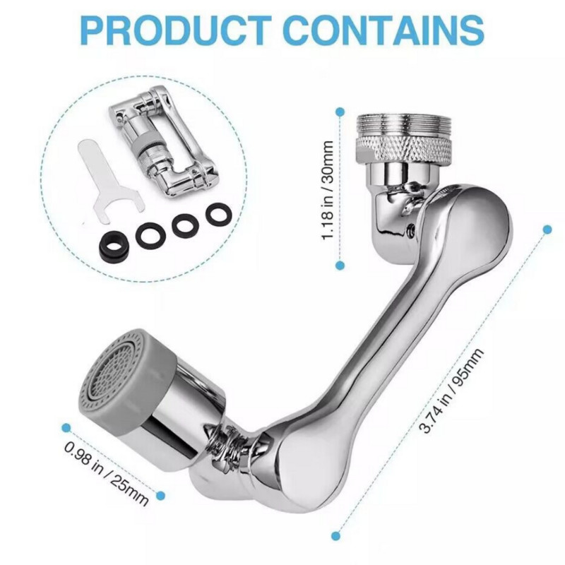 Bakrena slavina s rotacijom od 1080°, perlator, kupaonski umivaonik, slavina, filter za prskanje za kuhinjsku slavinu, mlaznica s mjehurićima za uštedu vode