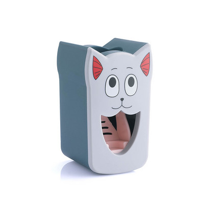 Automatinis dantų pastos dozatorius Dulkėms atsparus dantų šepetėlio laikiklis sieninis stovas Vonios kambario priedų rinkinys kačių dantų pastos spaustukas