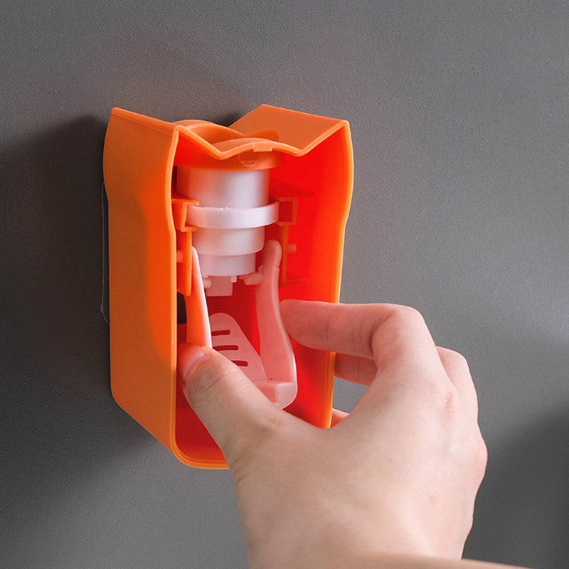 Automatinis dantų pastos dozatorius Dulkėms atsparus dantų šepetėlio laikiklis sieninis stovas Vonios kambario priedų rinkinys kačių dantų pastos spaustukas