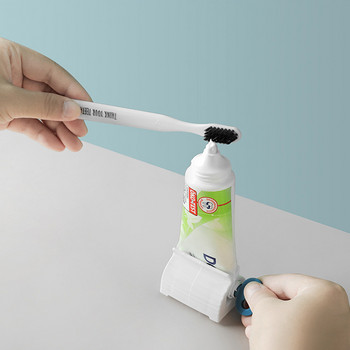 Пластмасова навиваща се тубичка за паста за зъби Изстисквачка Polygel Easy Dispenser Седалка Държач Стойка Аксесоар за почистване на зъби Консумативи за домашна баня