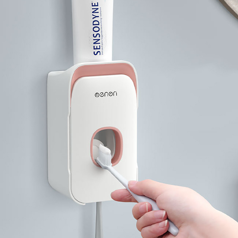 1kom Automatski dozator paste za zube Držač kućne četkice za zube Cjedilo za pastu za zube Stalak za zidni nosač Kupaonski pribor