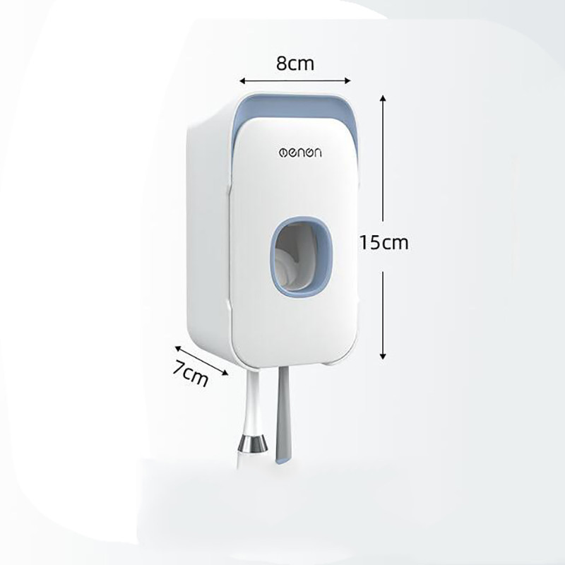 1kom Automatski dozator paste za zube Držač kućne četkice za zube Cjedilo za pastu za zube Stalak za zidni nosač Kupaonski pribor