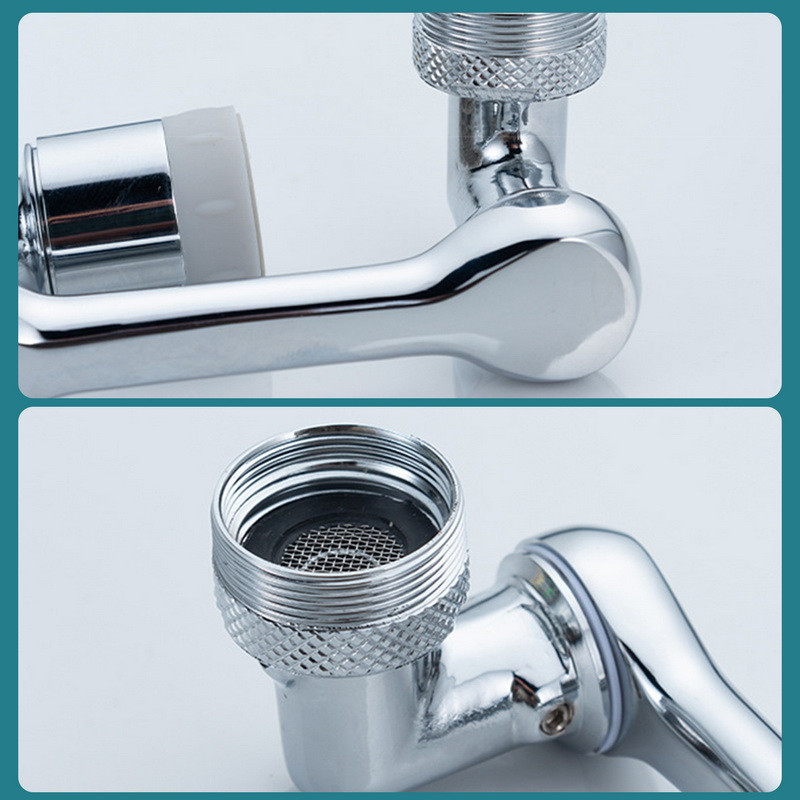 1080° rotirajući višenamjenski produžetak slavine Glava raspršivača s dva izlaza Filter za prskanje Pokretna slavina za kuhinju i kupaonicu