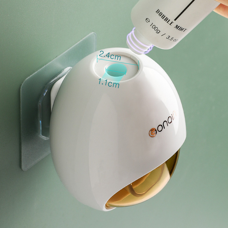 Automatski dozator paste za zube Otporan na prašinu Držač četkice za zube Stalak za zidni nosač Set kupaonskog pribora Cjedilo za pastu za zube