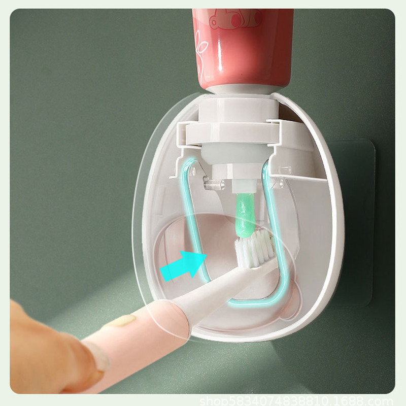 Automatski dozator paste za zube Otporan na prašinu Držač četkice za zube Stalak za zidni nosač Set kupaonskog pribora Cjedilo za pastu za zube