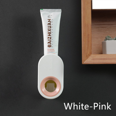 Novi automatski dozator paste za zube Otporan na prašinu Držač četkice za zube Stalak za zidni nosač Set kupaonskog pribora Cjedilo za pastu za zube