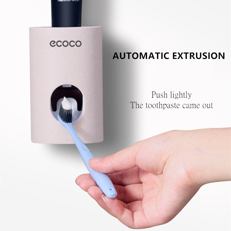 Novi automatski dozator paste za zube Otporan na prašinu Držač četkice za zube Stalak za zidni nosač Set kupaonskog pribora Cjedilo za pastu za zube