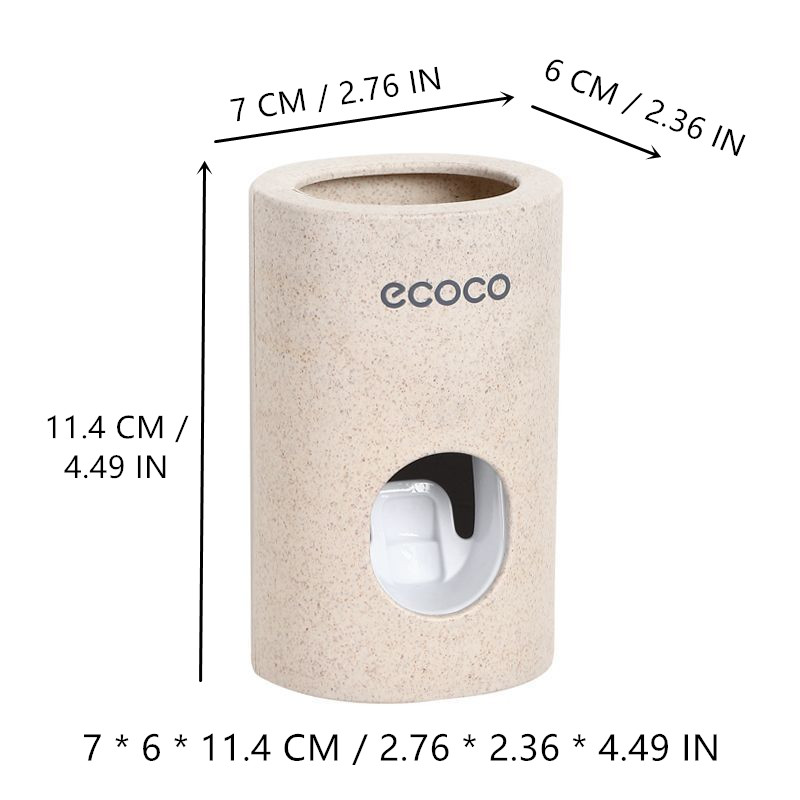 Novi automatski dozator paste za zube Otporan na prašinu Držač četkice za zube Stalak za zidni nosač Set kupaonskog pribora Cjedilo za pastu za zube