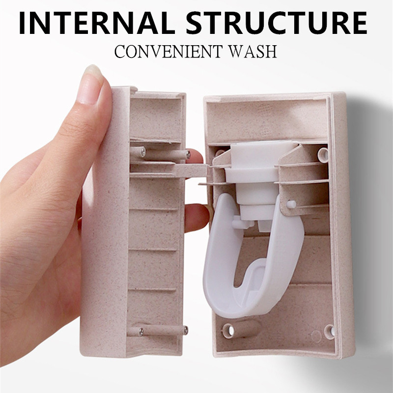 Novi automatski dozator paste za zube Otporan na prašinu Držač četkice za zube Stalak za zidni nosač Set kupaonskog pribora Cjedilo za pastu za zube