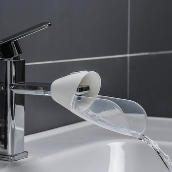 Υψηλής ελαστικότητας σιλικόνης προέκταση νιπτήρα βρύσης νερού Παιδική συσκευή πλυσίματος μπάνιου κουζίνας νεροχύτης βρύση Οδηγός επέκτασης βρύσης