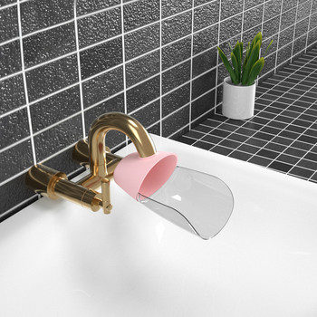 Υψηλής ελαστικότητας σιλικόνης προέκταση νιπτήρα βρύσης νερού Παιδική συσκευή πλυσίματος μπάνιου κουζίνας νεροχύτης βρύση Οδηγός επέκτασης βρύσης
