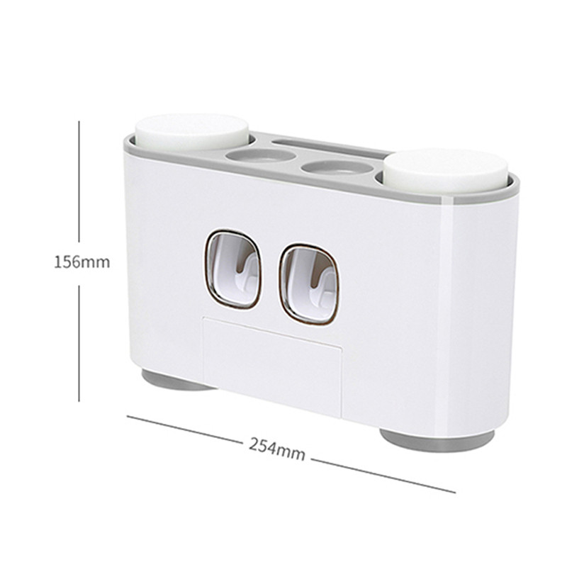 Zidni držač četkice za zube Cjedilo za zubnu pastu Automatski dozator za zubnu pastu Kupaonski pribor za pohranu