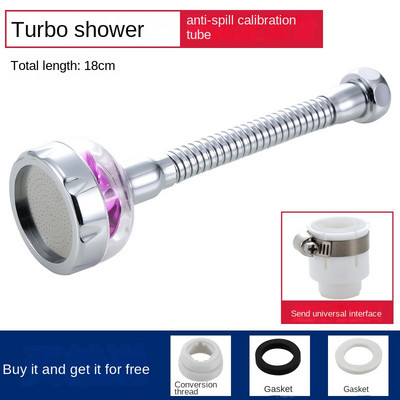 Kuhinjska slavina pod pritiskom 360 Okretni ekstender Visokotlačni pribor za sudoper koji štedi vodu Prilagodba mlaznice za slavinu bez prskanja