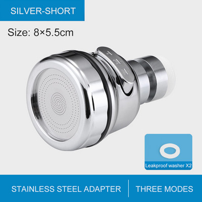 360 rotirajući produžetak kuhinjske slavine Visokotlačna slavina Perlator Adapter slavine za uštedu vode Mlaznica za tuš Pribor za sudoper