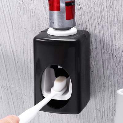 iMucci Nailless Wall Mount Toothpaste Dispenser Automatic Toothpaste Dispenser Θήκη οδοντόκρεμας μπάνιου Αξεσουάρ σπιτιού