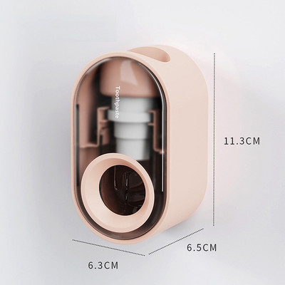 Zidni automatski dozator paste za zube Cjedilo Dodaci za kupaonicu Stalak za držač paste za zube Dozator bez bušenja