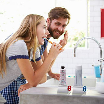 Βάση καθίσματος οδοντόκρεμας Stand Rolling Tube Οδοντόκρεμα Squeezer Facial Cleanser Dispenser Πρέσα για αξεσουάρ μπάνιου