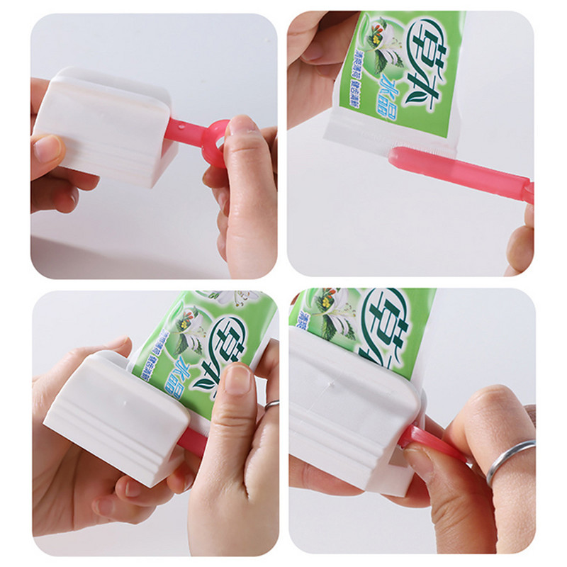 Cjedilo za pastu za zube Clip-on Cjedilo za kućanstvo Pasta za zube Krema za ruke Dozator za pranje lica Preša za tubu za uštedu Kupaonski pribor