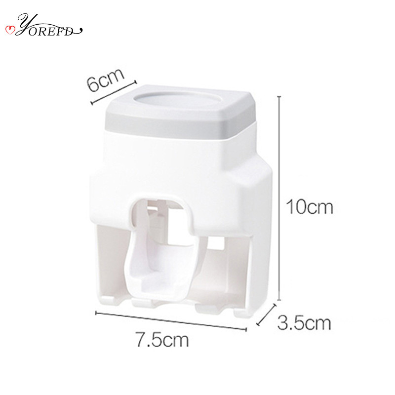 OYOREFD Creative višenamjenski dozator paste za zube Držač četkice za zube Snažan zidni potpuno automatski stiskač paste za zube