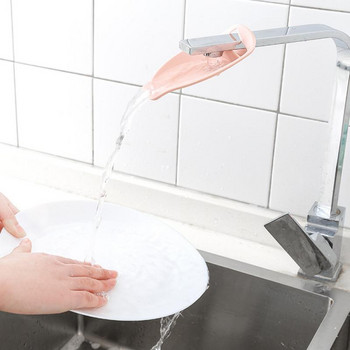 1 бр. 3 цвята Кухненски удължител за кран за вода Силикон за миене на ръце Детски удължители за кран за мивка Домакински аксесоари за баня Разпродажба