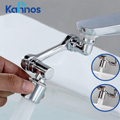 Plastična višenamjenska rotacijska produžna slavina, srebrna, 2 načina rada, umivaonik, rotirajući produžni nastavak za slavinu, univerzalni nastavak za kupaonsku slavinu