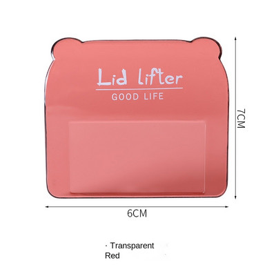 1/3/5 komada kreativnih prozirnih podizača WC sjedala Izbjegavajte dodirivanje poklopca sanitarne WC sjedala Ručka podizača poklopca Kupaonski pribor