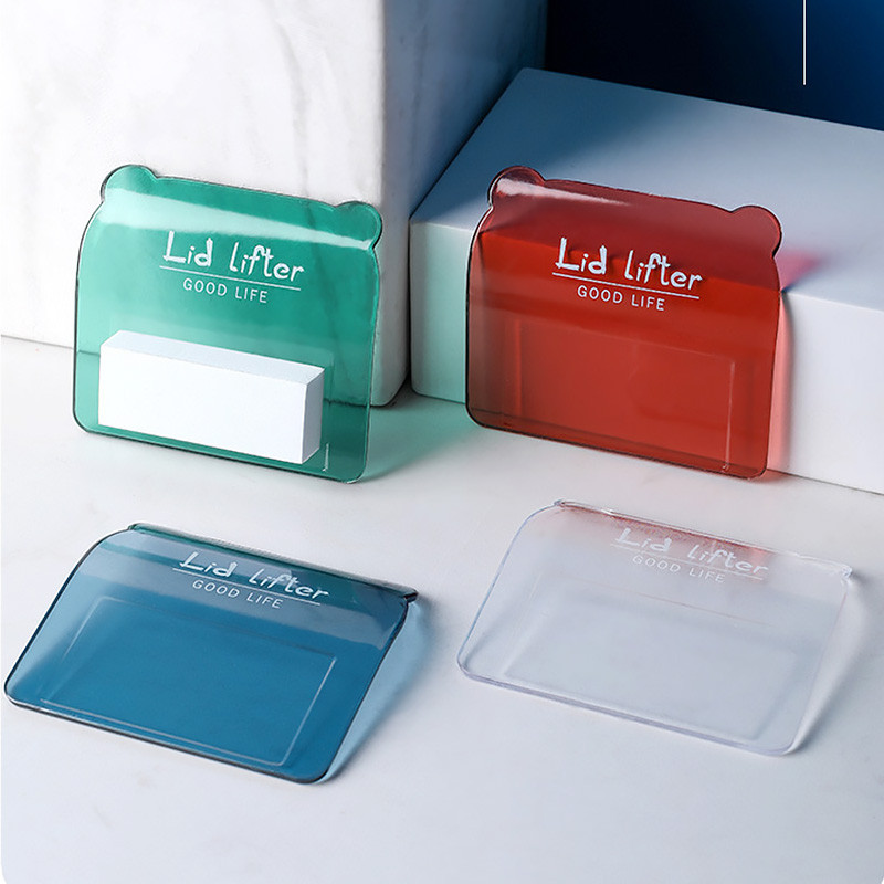 1/3/5 komada kreativnih prozirnih podizača WC sjedala Izbjegavajte dodirivanje poklopca sanitarne WC sjedala Ručka podizača poklopca Kupaonski pribor