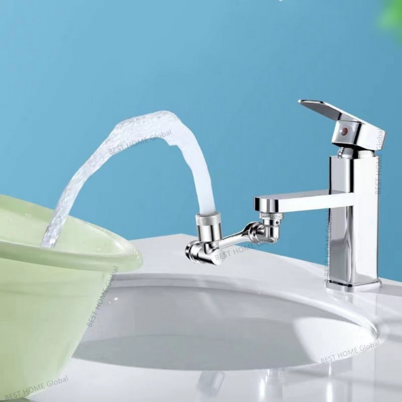 99% univerzalni 1080° rotirajući produžni ventil za slavinu, plastični filtar za prskanje za kuhinjsku kupaonsku slavinu, robotska ručna mlaznica za mjehuriće