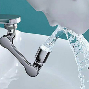 Удължител за кран Пречиствател на вода Филтърна дюза за кранове 1080 градуса Аксесоари за баня Пречиствател на вода Ротационен филтър Кухня