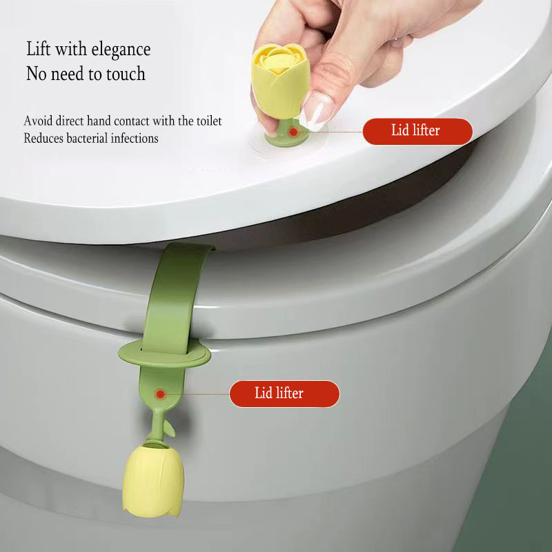 Podizač poklopca WC školjke Ručka za nošenje WC školjke protiv prljanja Izbjegavajte dodir Ručka poklopca WC školjke Podizač poklopca Poklopac kupaonske WC školjke WC pribor