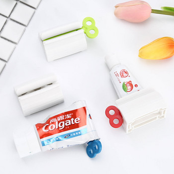 Walfos Toothpaste Rolling Tube Βάση βάσης οδοντόκρεμας Squeezer Plastic Face Cleanser Squeezer Press για αξεσουάρ μπάνιου