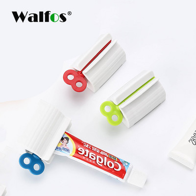 Walfos Toothpaste Rolling Tube Βάση βάσης οδοντόκρεμας Squeezer Plastic Face Cleanser Squeezer Press για αξεσουάρ μπάνιου