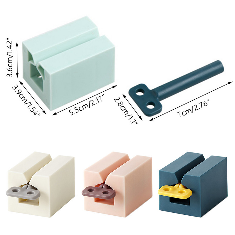 Cjedilo za pastu za zube Cjedilo za kućanstvo Cjedilo na kotrljanje Jednostavno doziranje Držač za sjedalo Stalak Kupaonski pribor za čišćenje zuba