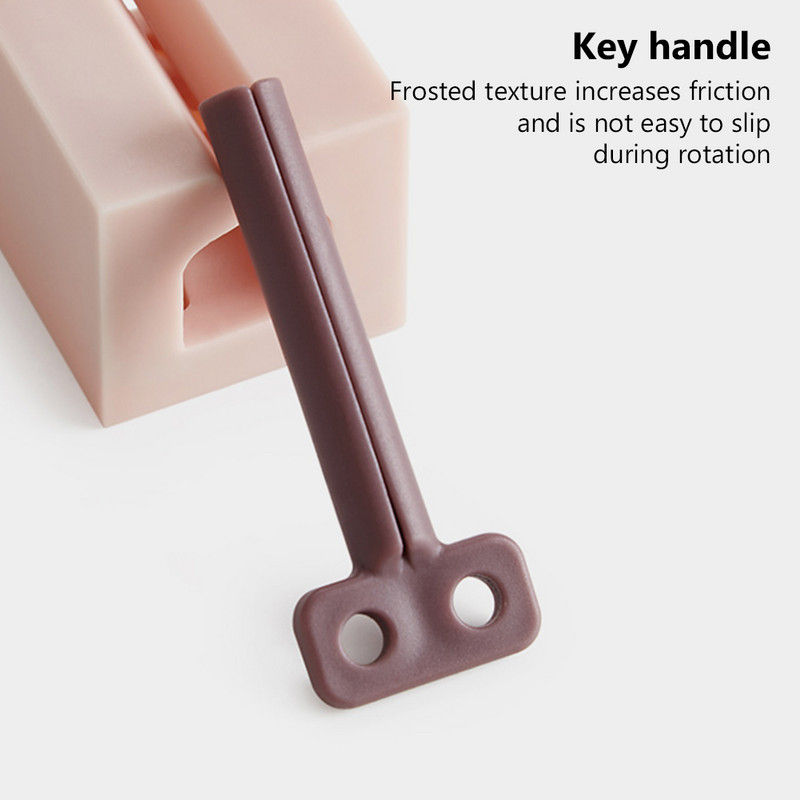 Cjedilo za pastu za zube Cjedilo za kućanstvo Cjedilo na kotrljanje Jednostavno doziranje Držač za sjedalo Stalak Kupaonski pribor za čišćenje zuba