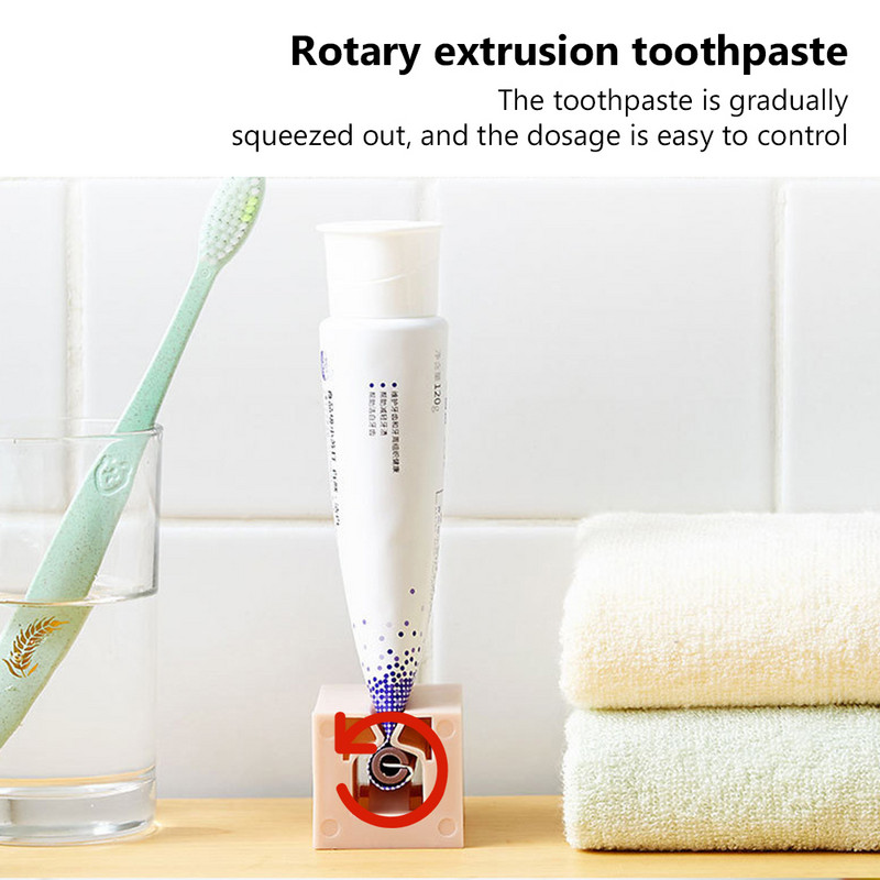 Cjedilo za pastu za zube Cjedilo za kućanstvo Cjedilo na kotrljanje Jednostavno doziranje Držač za sjedalo Stalak Kupaonski pribor za čišćenje zuba