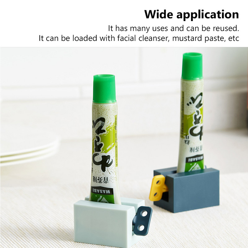 Cjedilo za pastu za zube Cjedilo za kućanstvo Cjedilo na kotrljanje Jednostavno doziranje Držač za sjedalo Stalak Kupaonski pribor za čišćenje zuba