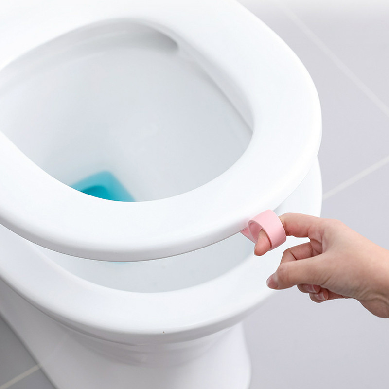 1kom uređaj za podizanje Ručka poklopca WC školjke Kupaonski pribor za kućanske podizače sjedala Izbjegavajte dodirivati crtića Puž ABS/plastika