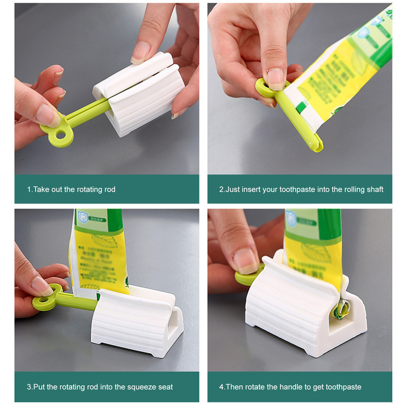 Cjedilo za pastu za zube Artefakt Cjedilo za štipaljku Uređaj za kućnu pastu za zube Lazy Tuba paste za zube Cjedilo Press Kupaonski pribor