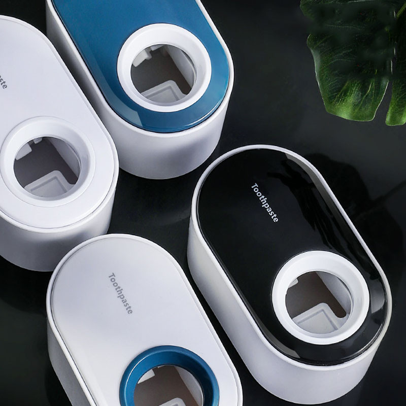 Zidni stiskač paste za zube Automatski dozator paste za zube Držač četkice za zube otporan na prašinu Stalak Kupaonski pribor