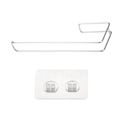 Akrilinis tualetinio popieriaus laikiklis servetėlių stovo sienoje montuojamas vonios kambarys virtuvės ritininis laikiklis popieriaus servetėlių stovo kabliukas Šiuolaikinė juoda kabykla