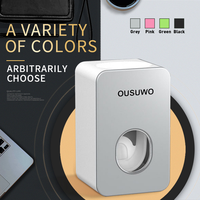 Y-kelin 2022 dozator paste za zube Zidni automatski stiskač paste za zube Držač paste za zube za vješanje na zid bez rupa
