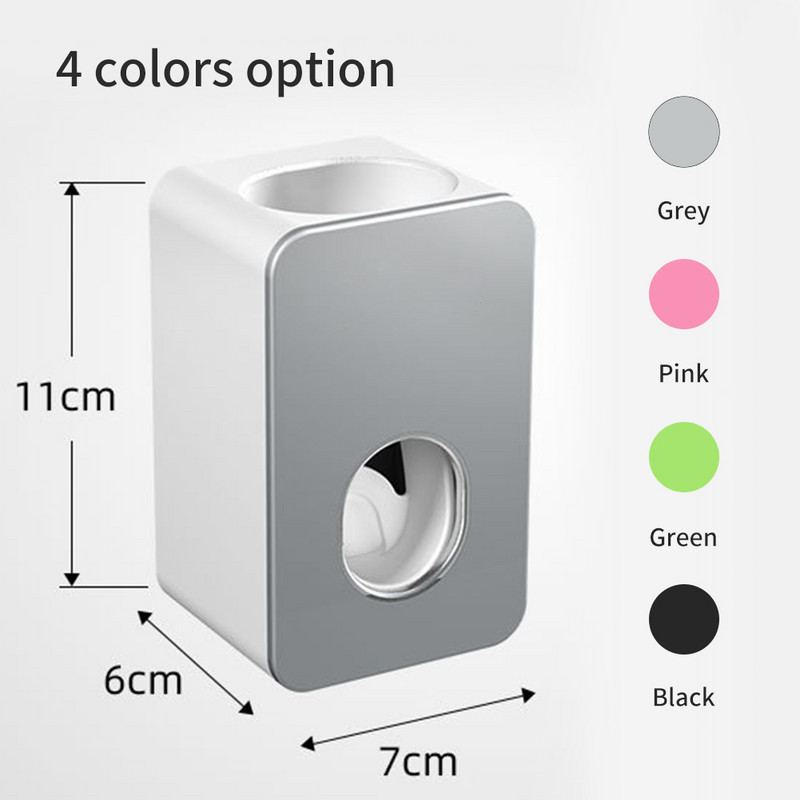 Y-kelin 2022 dozator paste za zube Zidni automatski stiskač paste za zube Držač paste za zube za vješanje na zid bez rupa